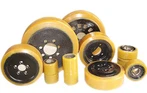 125mm Polyurethaan gietijzeren gecentreerd wiel