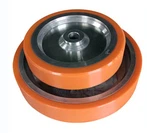 8" X 2" massief polyurethaan wiel